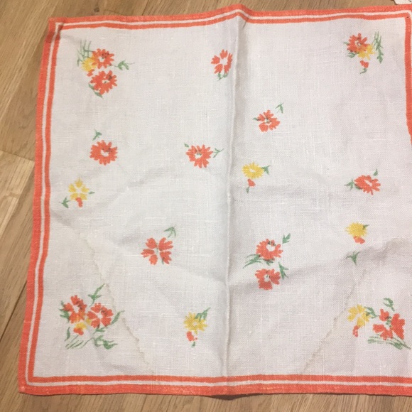 Vintage doily handkerchief gramma delicate femme - Picture 5 of 8